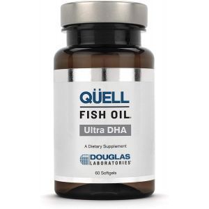 Рыбий жир, ДГК, когнитивное и материнское здоровье, Quell Fish Oil Ultra DHA, Douglas Laboratories, 60 капсул