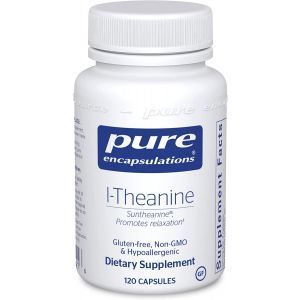 L-Тианин, l-Theanine, Pure Encapsulations, 120 капсул