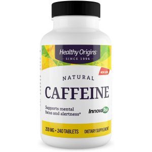Кофеин из чая, Caffeine, Featuring InnovaTea, Healthy Origins, 200 мг, 240 таблеток