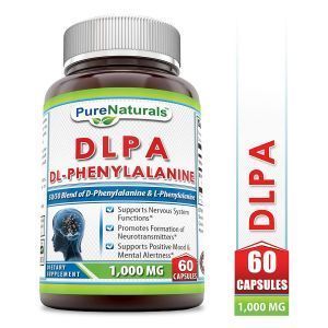 DL- фенилаланин, DLPA, Pure Naturals, 1000 мг, 60 капсул