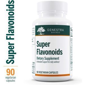 Антиоксидантная поддержка, Super Flavonoids, Genestra Brands, 90 вегетарианских капсул