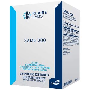 S-аденозил-L-метионин, SAMe, Klaire Labs, 200 мг, 30 таблеток