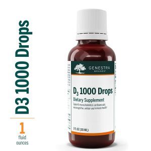 Жидкий витамин Д, D3 1000 Drops, Genestra Brands, 30 мл.