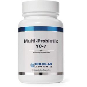 Пробиотики и пребиотики для женщин, Multi-Probiotic YC-7, Douglas Laboratories, 60 капсул