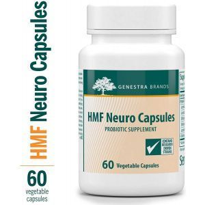 Пробиотики с аминокислотой, HMF Neuro, Genestra Brands, 60 растительных капсул