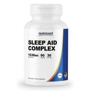 Комплекс для сна, Sleep Aid Complex, Nutricost, 90 капсул