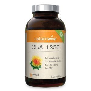 Конъюгированная линолевая кислота, CLA-1250, NatureWise, 180 гелевых капсул