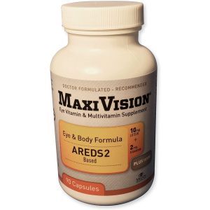Формула для поддержки здоровья глаз, Areds 2, MedOp MaxiVision, 2 бутылки по 120 капсул