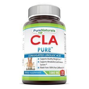 Конъюгированная линолевая кислота, CLA, Pure Naturals, 1000 мг, 120 гелевых капсул