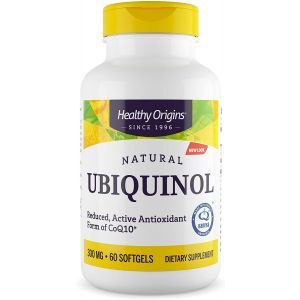 Убихинол, Ubiquinol, Healthy Origins, 300 мг, 60 капсул