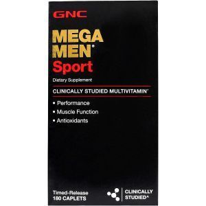 Мультикомплекс для мужчин, Mega Men Sport, GNC, 180 капсул