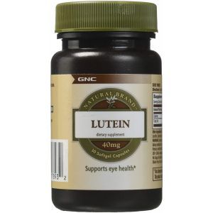 Лютеїн з зеаксантином, Lutein, Natural brand, GNC, 40 мг, 30 гелевих капсул