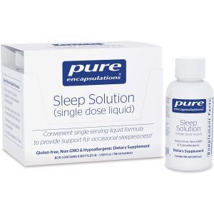 Поддержка сна, Sleep Solution, Pure Encapsulations, жидкость для разовой дозы, 6 бутылочек по 58 мл