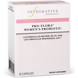 Пробиотики для женщин, Pro-Flora, Integrative Therapeutics, 30 вегетарианских капсул