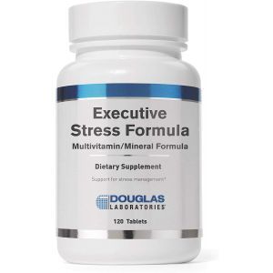 Антистресс, витамины, минералы, ферменты и травы, Executive Stress Formula, Douglas Laboratories, 120 таблеток