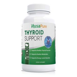 Поддержка щитовидной железы, Thyroid Support, NusaPure, 120 капсул