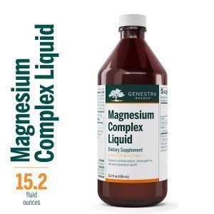 Жидкий комплекс магния,  Magnesium Complex Liquid, Genestra Brands, ягодный вкус, 450 мл