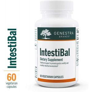 Масло имбиря и полыни, IntestiBal, Genestra Brands , 60 растительных капсул