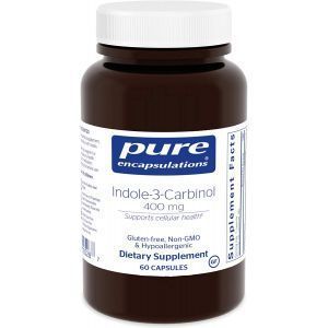 Индол-3-Карбинол, Indole-3-Carbinol, Pure Encapsulations, 400 мг, 60 капсул