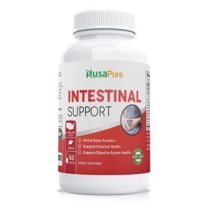 Поддержка кишечника, Intestinal Support, NusaPure, 60 капсул
