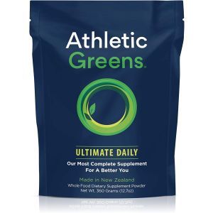 Зеленая пища с пробиотической формулой, Ultimate Daily, Athletic Greens, порошок для улучшения самочувствия, 360 г
