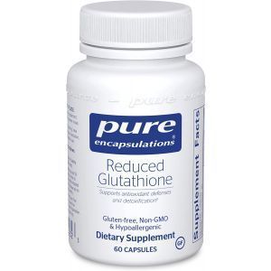 Пониженный Глутатион, Reduced Glutathione, Pure Encapsulations, 60 капсул