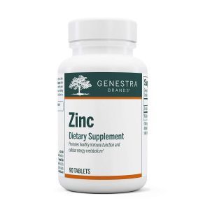 Цинк, Zinc, Genestra Brands, 15 мг, 90 таблеток