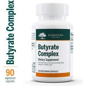 Бутиратный комплекс, (масляная кислота), Calcium/Magnesium Butyrate , Genestra Brands, 610 мг, 90  вегетарианских капсул