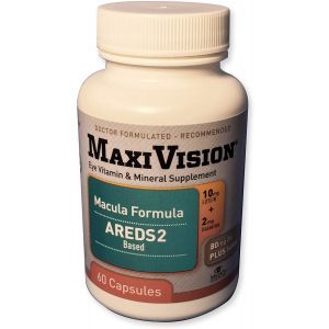 Поддержка зрения, Macula Formula Areds 2, MedOp MaxiVision, 60 капсул