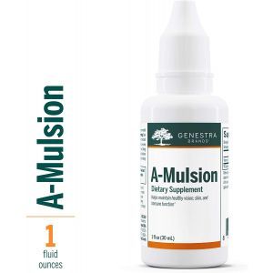 Витамин А, в эмульгированной форме, A-Mulsion, Genestra Brands, цитрусовый вкус, 30 мл.