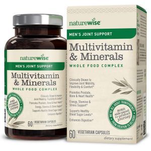 Мультивитамины и минералы для мужчин,  Multivitamin and Minerals with Joint Support, NatureWise, 60 вегетарианских капсул