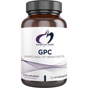 Глицерофосфохолин, GPC, Designs for Health, 300 мг, 60 вегетарианских капсул