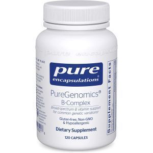 Витамины группы В, PureGenomics B-Complex, Pure Encapsulations, 120 капсул
