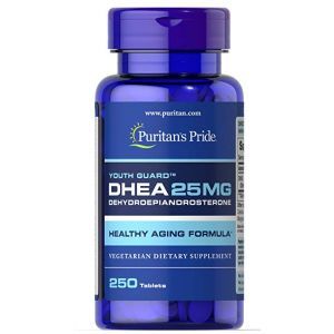 ДГЭА (дегидроэпиандростерон), DHEA, Puritan's Pride, 25 мг, 250 таблеток 