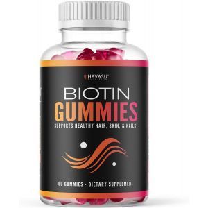 Биотин, Biotin Gummies, Havasu Nutrition, высокоэффективный, 5000 мкг, 90 жевательных конфет