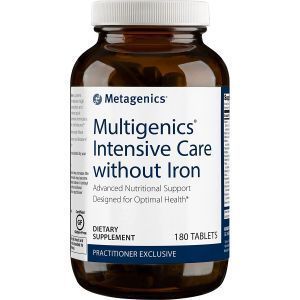 Мультивитамины и минералы без железа, Multigenics® Intensive Care, Metagenics, 180 таблеток