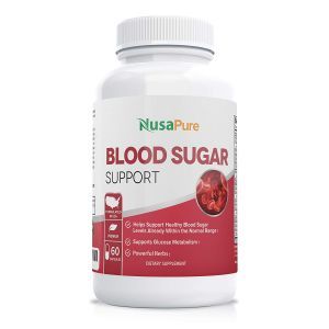Поддержка уровня сахара в крови, Blood Sugar Support, NusaPure, 60 капсул