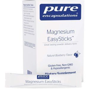 Смесь магния, калия и витамина С, Magnesium EasySticks, Pure Encapsulations, 30 пакетиков
