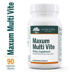 Мультивитаминно-минеральная добавка с рутином, CoQ10 и экстрактом зеленого чая, Maxum Multi Vite, Genestra Brands, 90 вегетарианских капсул