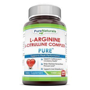 L-аргинин и L-цитруллин, комплекс, L-Arginina/L-Citrulline Complex, Pure Naturals, 1000 мг, 240 таблеток