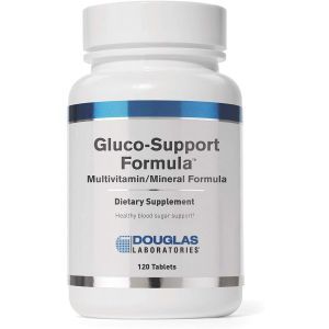 Мультивитаминная/минеральная формула, метаболизм глюкозы, Gluco-Support Formula, Douglas Laboratories, 120 таблеток