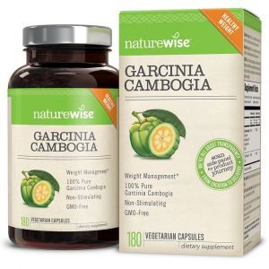 Гарциния камбоджийская, Garcinia Cambogia, NatureWise, 180 вегетарианских капсул