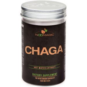 Чага, Chaga, Noomadic, 500 мг, 60 вегетарианских капсул  

