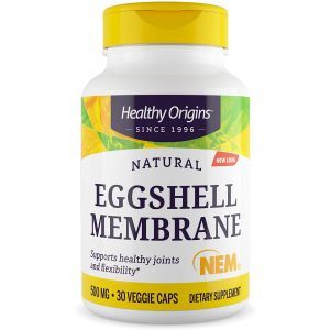 Яичная скорлупа, Eggshell Membrane, Healthy Origins, 500 мг, 30 капсул