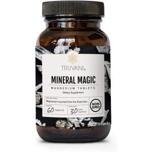 Магний (оксид), Mineral Magik, Truvani, 400 мг, для веганов, 60 таблеток