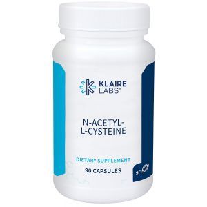 Ацетилцистеин, N-Acetyl-L-Cysteine, Klaire Labs, 500 мг, 90 капсул