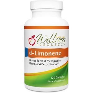 Апельсиновое масло, d-Limonene, Wellness Resources, 1000 мг, 120 капсул