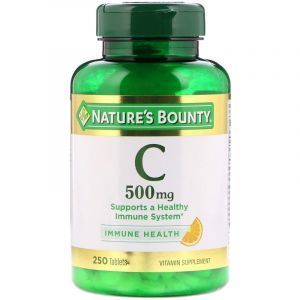 Витамин С, Vitamin C, Nature's Bounty, 500 мг, 250 таблеток (Default)