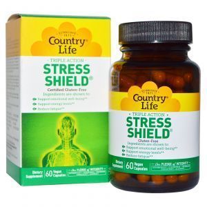 5-НТР стресс щит, Stress Shield, Country Life, 60 кап. (Default)
