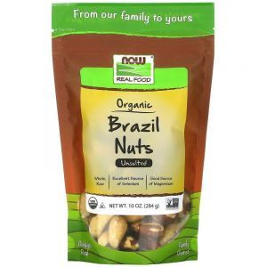 Бразильский орех, Brazil Nuts, Now Foods, Real Food, сырой, 284 г